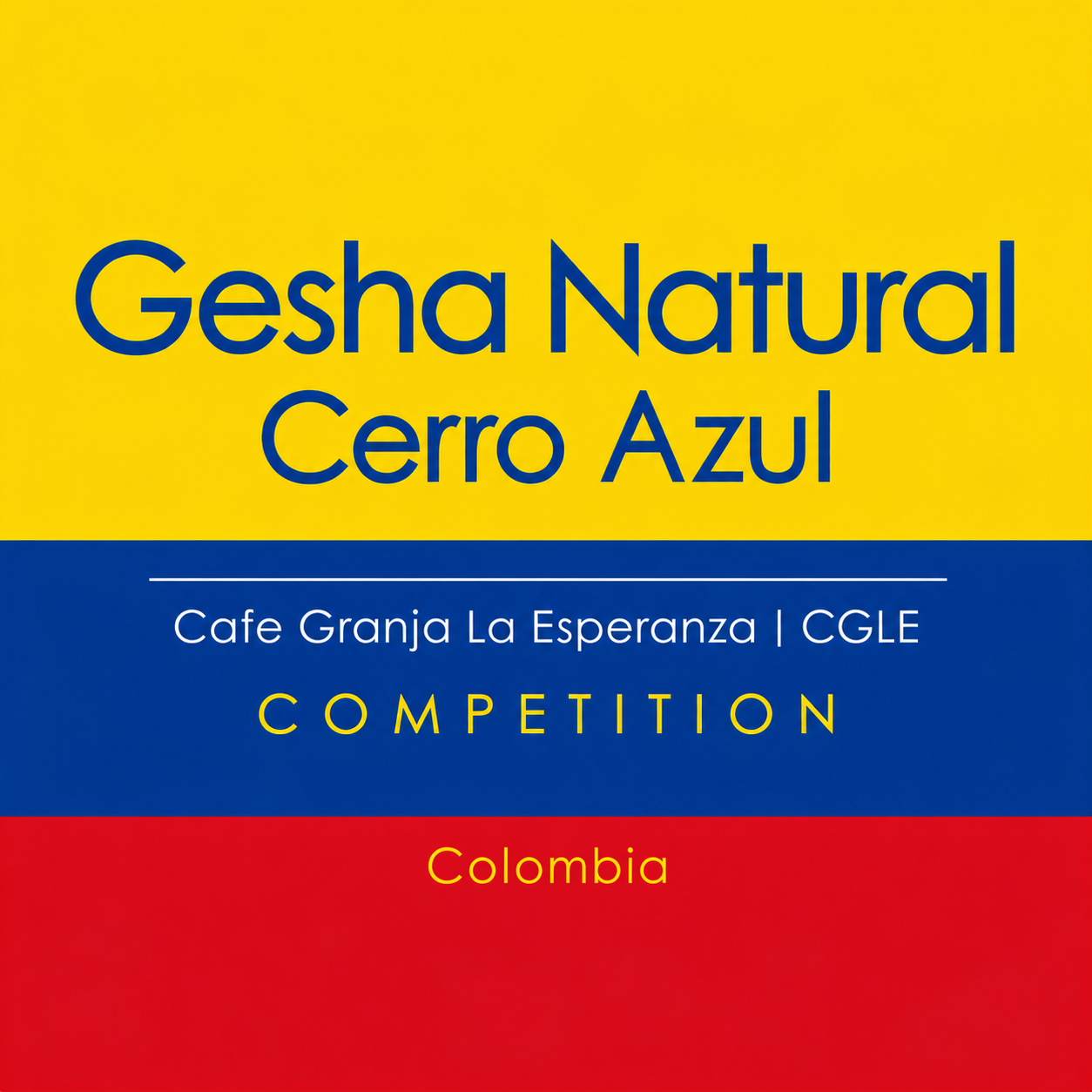 CGLE - Gesha Natural Competition